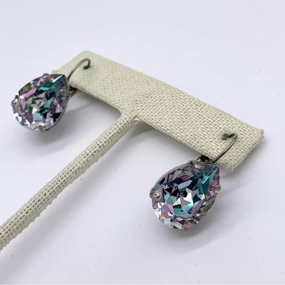 Sorrelli Large Teardrop Crystal Earrings - Picture 1 of 4